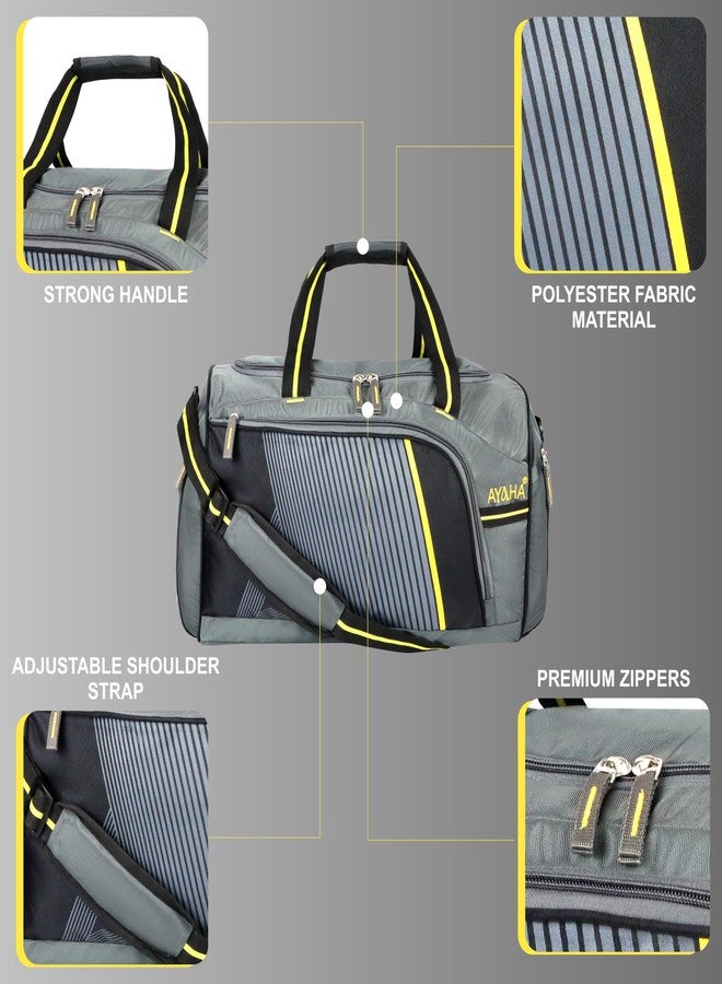 Ayaha Travel Bag, Weekender Duffle Bag, Luggage Bag for Travelling, Cabin Bag with Adjustable Long Strap, Multi Pockets & Light Weight to Carry (50x26x30cm) 39 Liter - Image 3